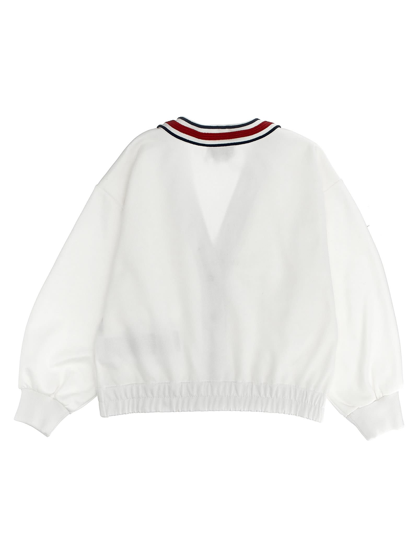 Shop Gucci Gg Quadro Cardigan In White