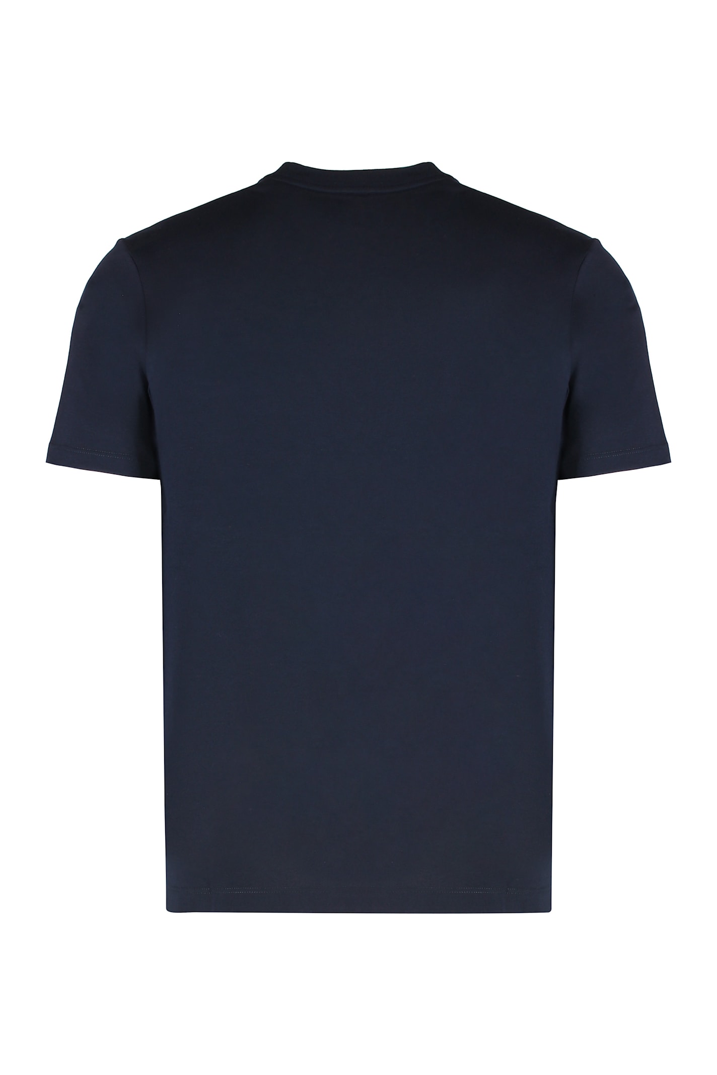 Paul&amp;shark T-shirt In Cotton Jersey With Logo Print In Brown