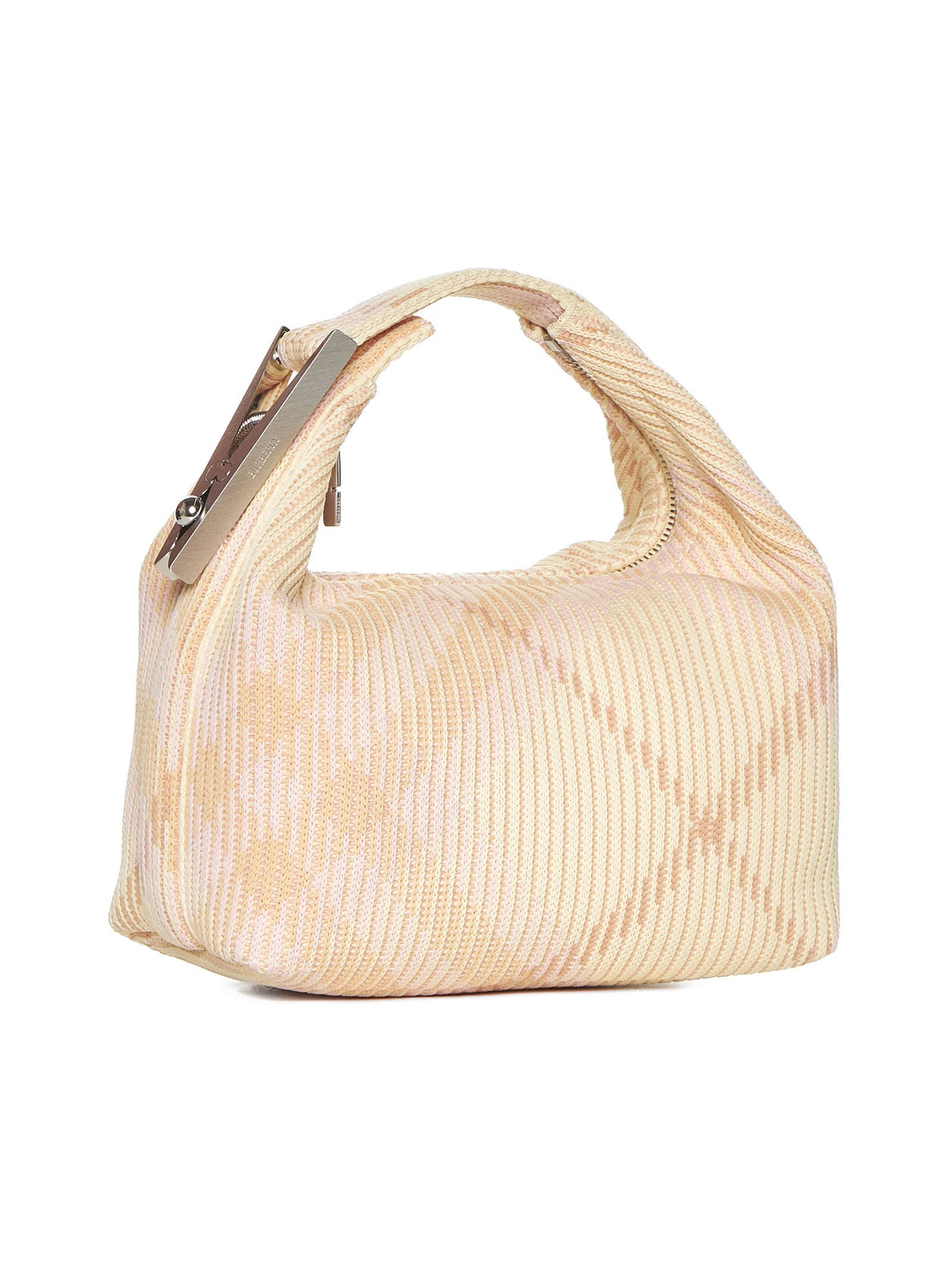 Shop Burberry Tote In Sherbet