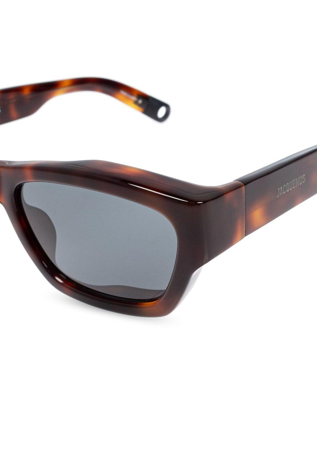 JACQUEMUS LES LUNETTES MERIDIANO TRAPEZOID SUNGLASSES SUNGLASSES