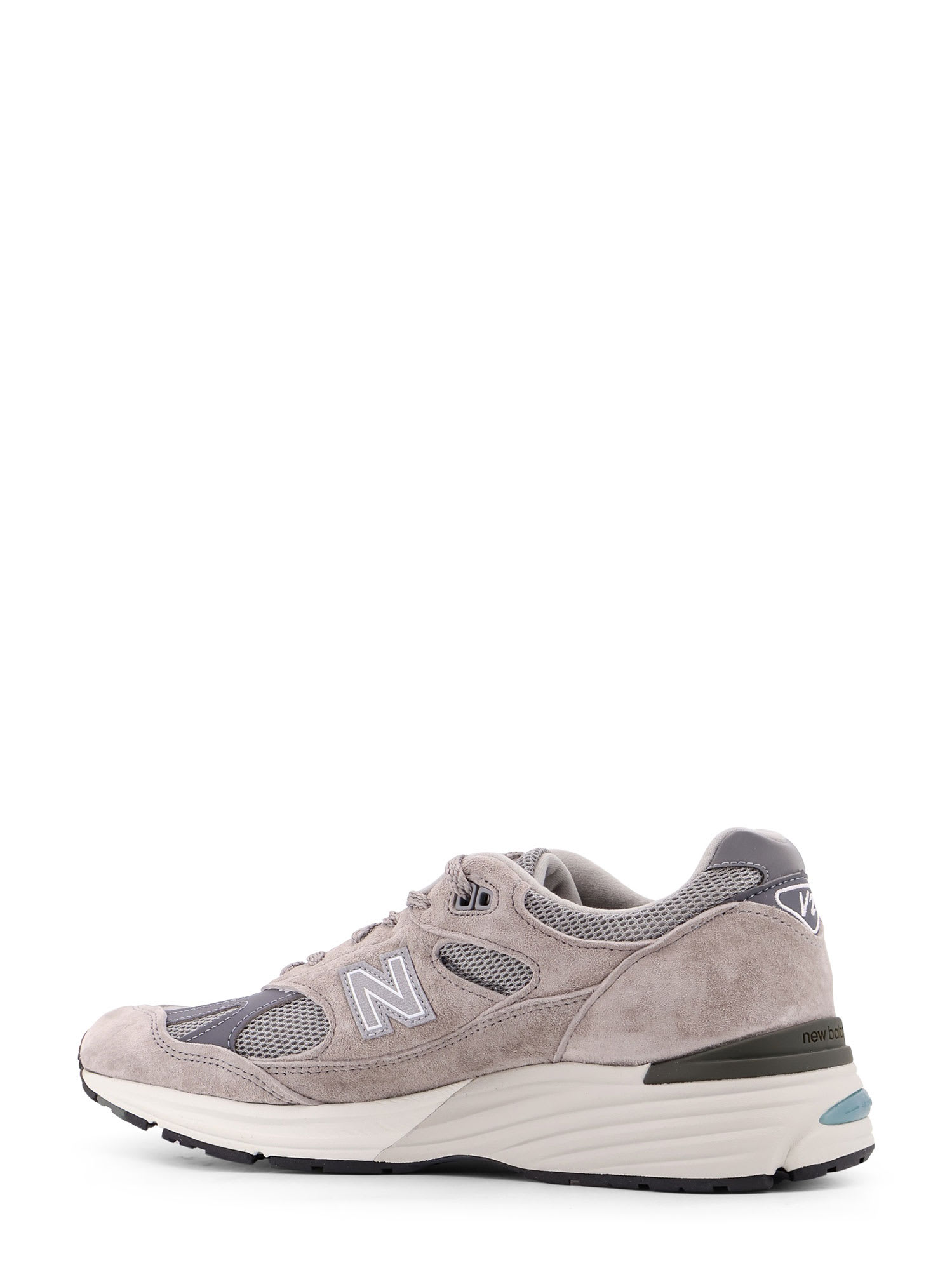 New Balance 991 V2 Mesh And Suede Low-top Sneakers In Grey D