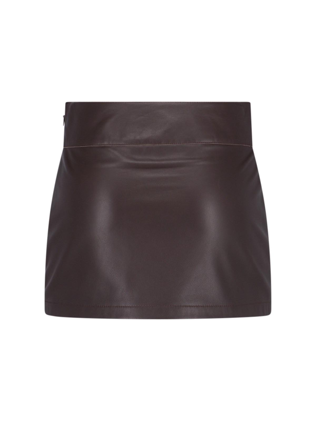 Shop Diesel L-dixy Logo Mini Skirt