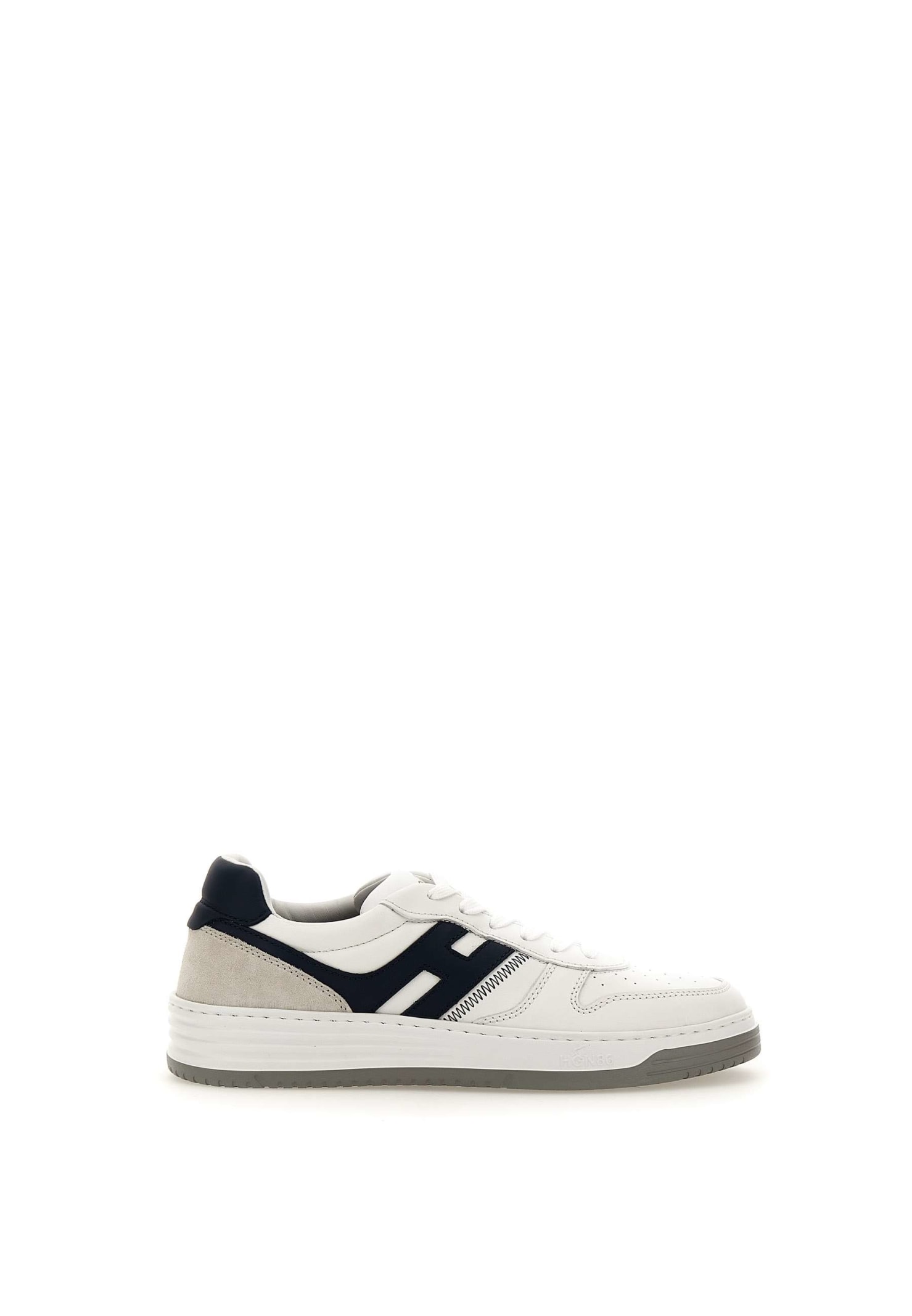 Shop Hogan H630 Sneakers In White/blue