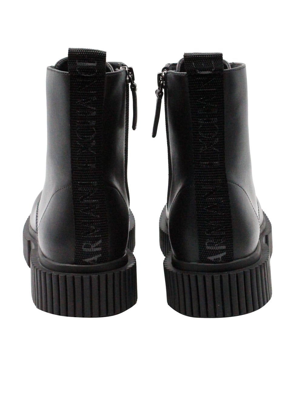 Armani Exchange Boots In Black
