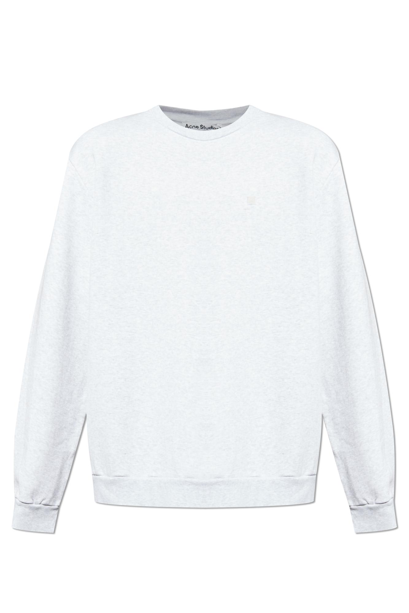 Acne Studios Cotton Sweatshirt In Gray