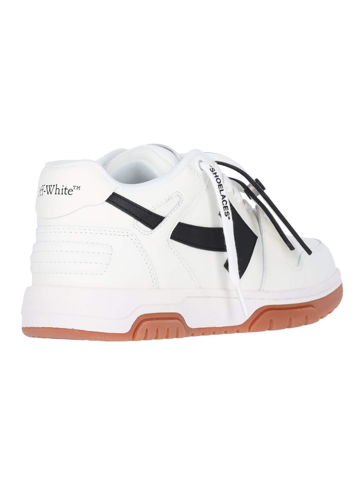 Shop Off-white Out Of Office Ooo Sneakers In White Black