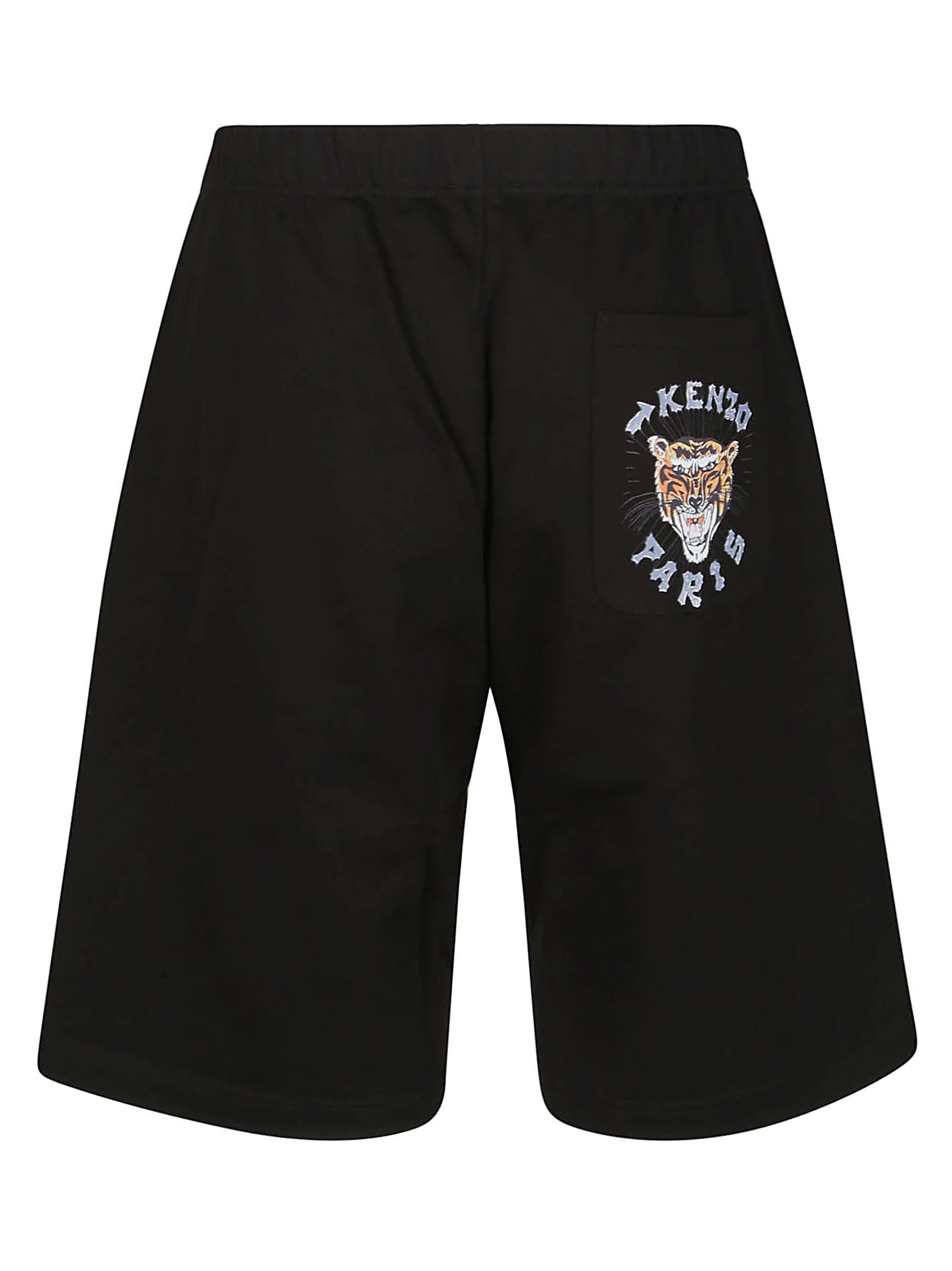 Shop Kenzo Drawn Varsity Classic Short In J Noir