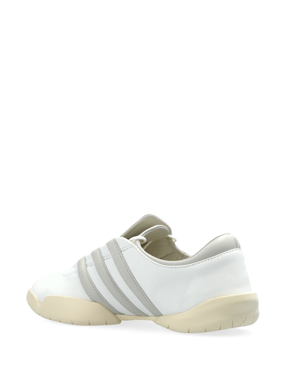 Y-3 Y 3 Regu Leather Sneakers In White