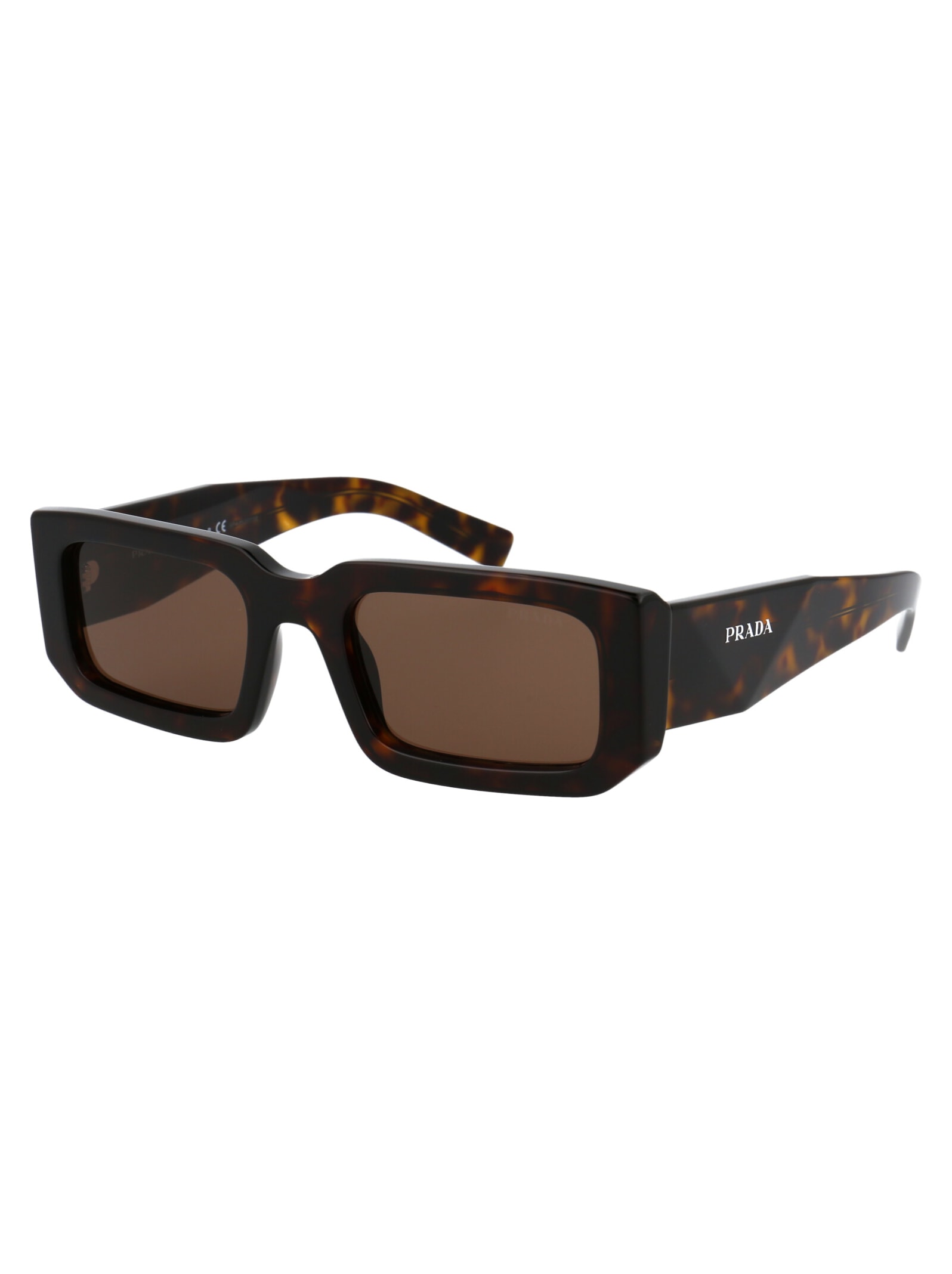 Shop Prada 0pr 06ys Sunglasses In 2au8c1 Tortoise