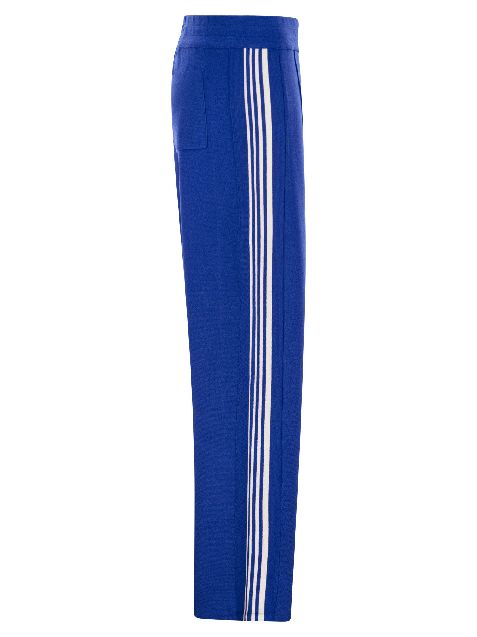Autry Knitted Viscose Joggers In Bluette