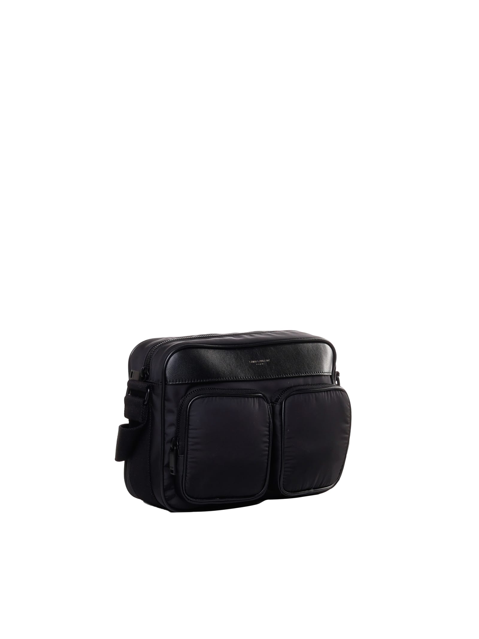 Shop Saint Laurent Camera Bag City In Black