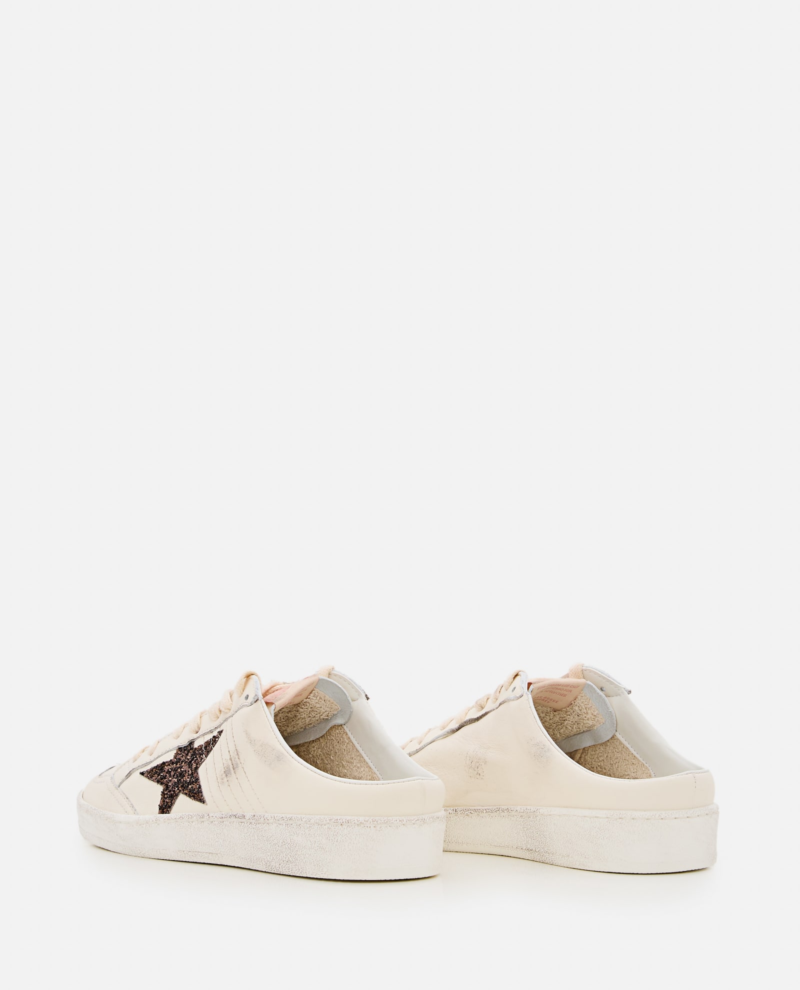 Shop Golden Goose Ballstar Sabot Sneakers In White