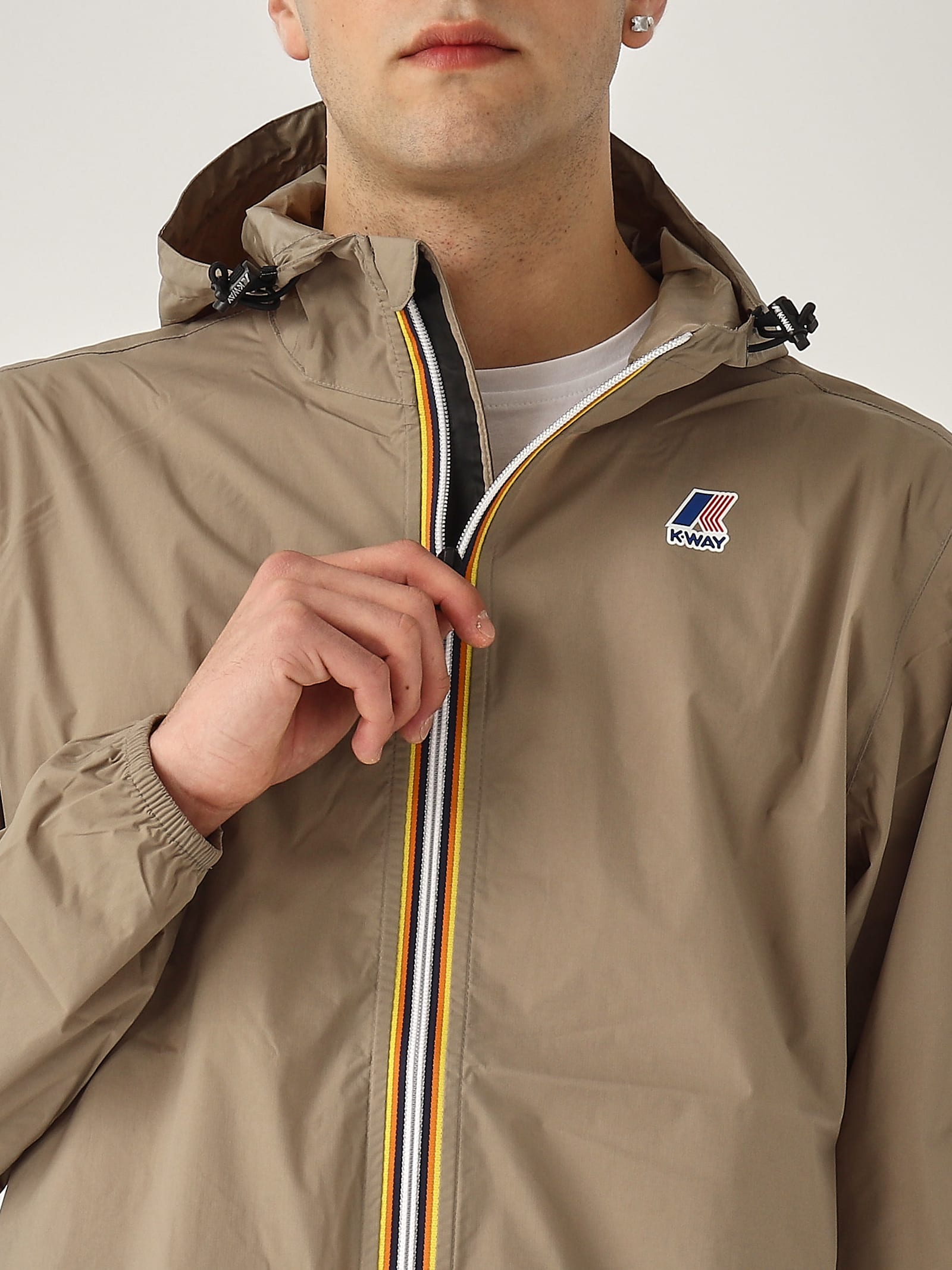 K-way Le Vrai 4.0 Claude Jacket In Brown
