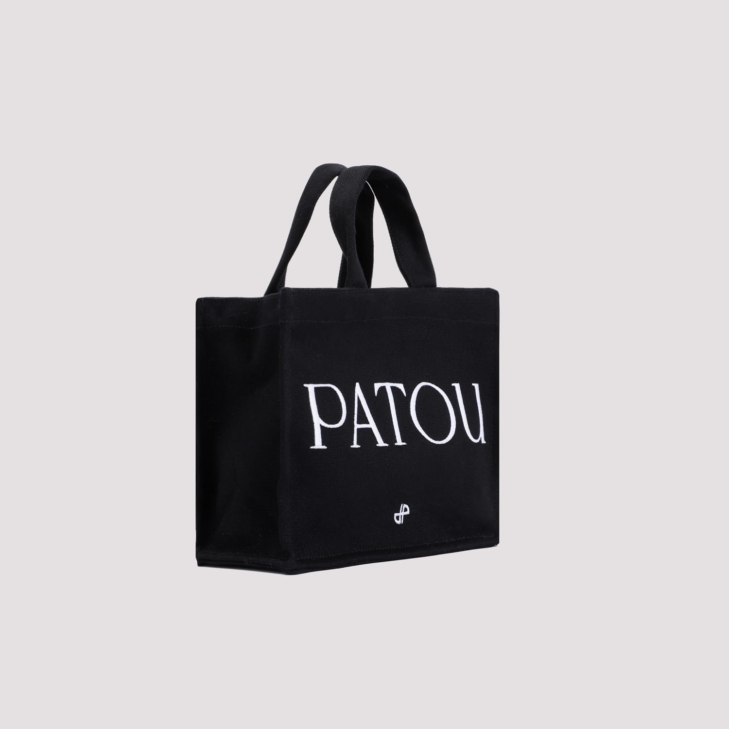 Shop Patou Small Tote Bag In B Black