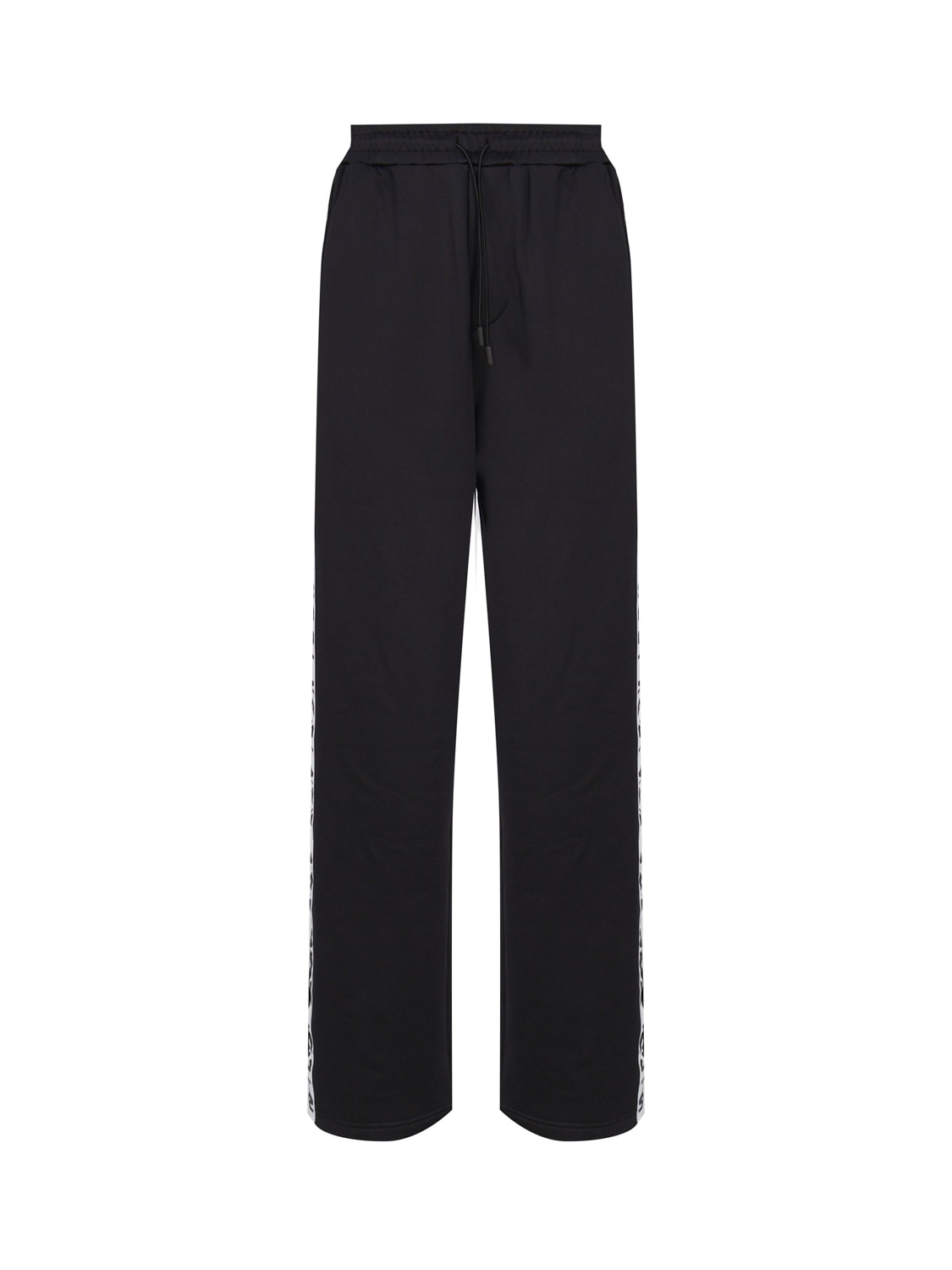 Shop Dsquared2 Wide Leg Track Pants In Black