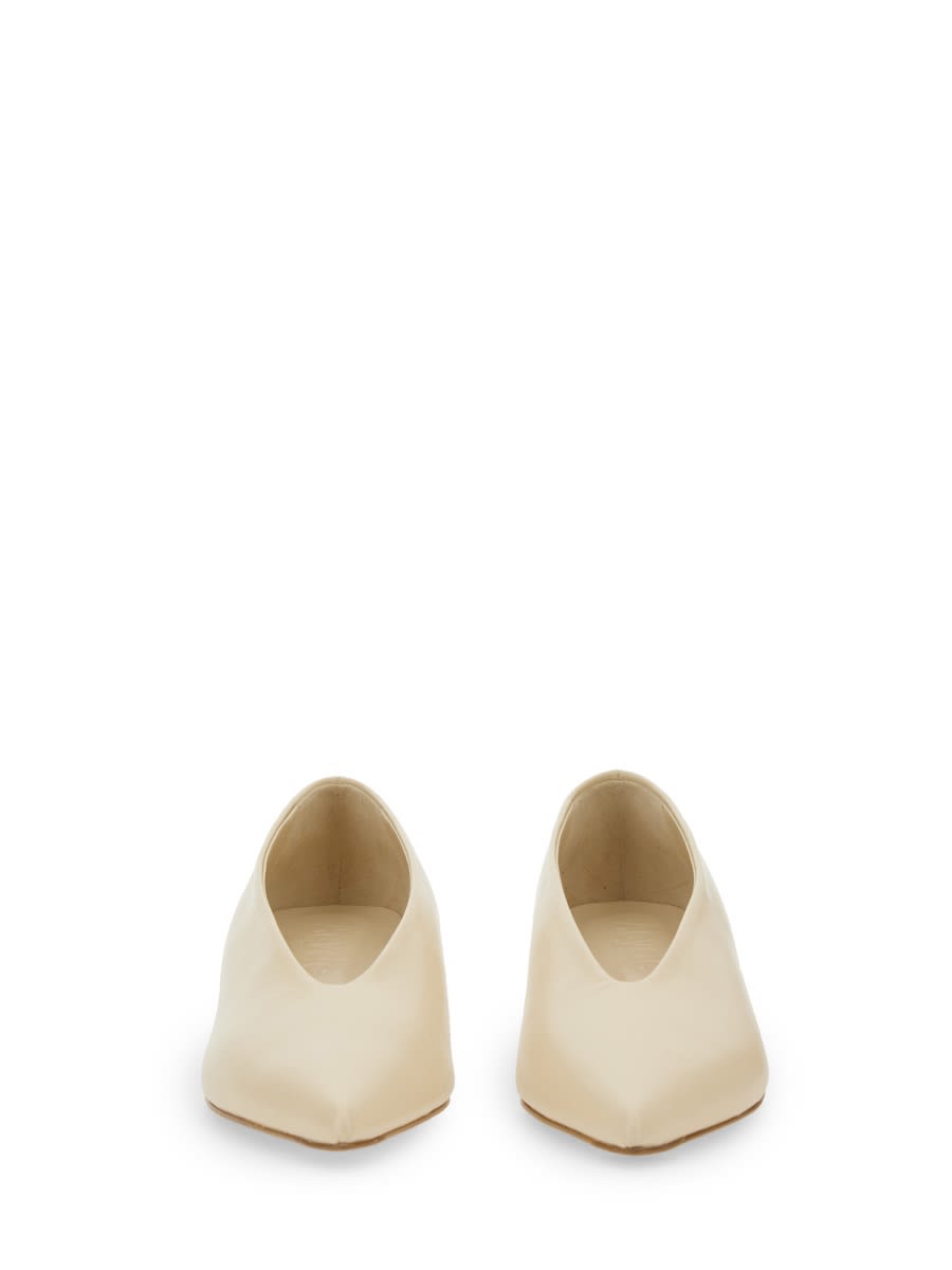 Shop Aeyde Sandal Clara In Ivory