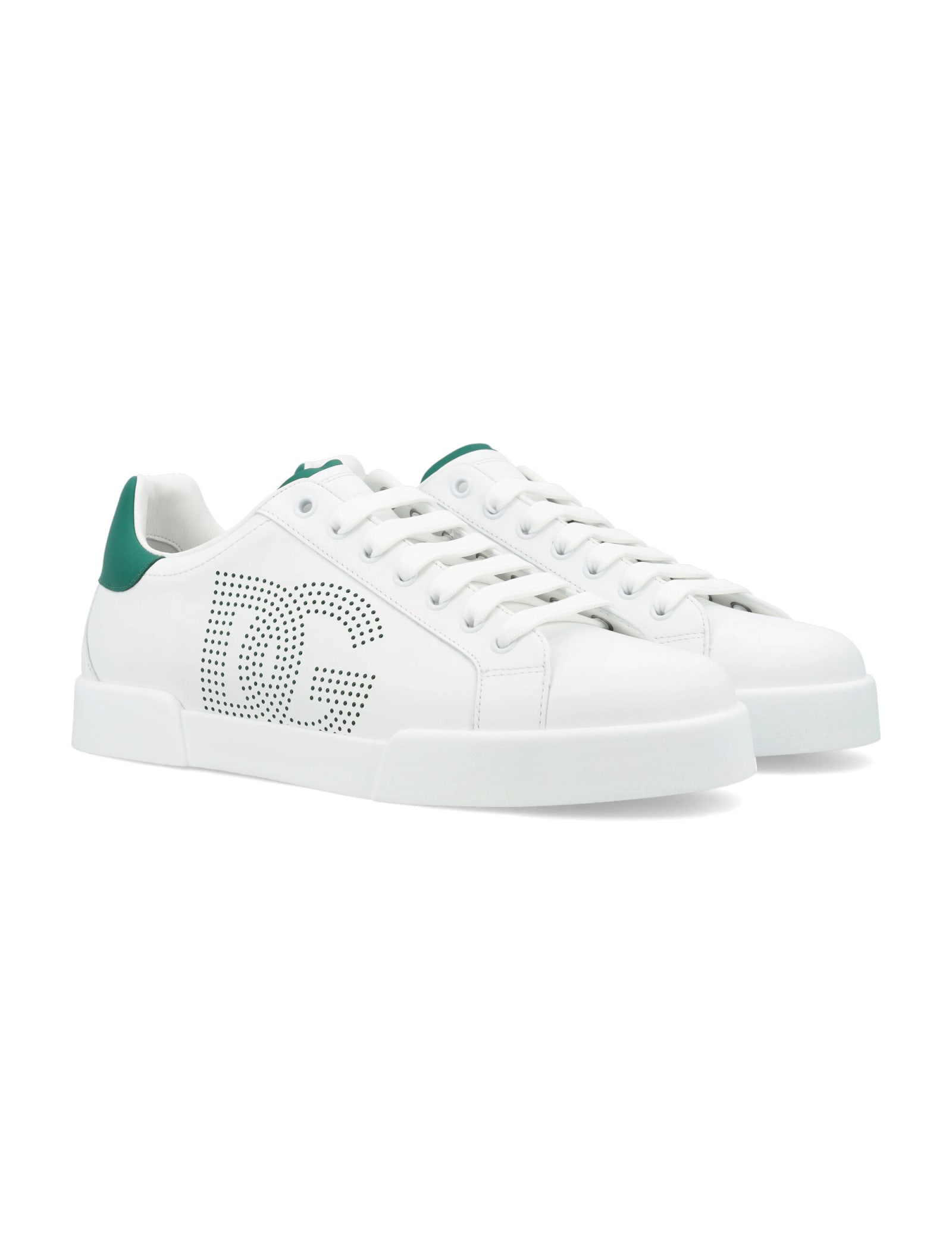 Shop Dolce & Gabbana Portofino Light Sneaker In White