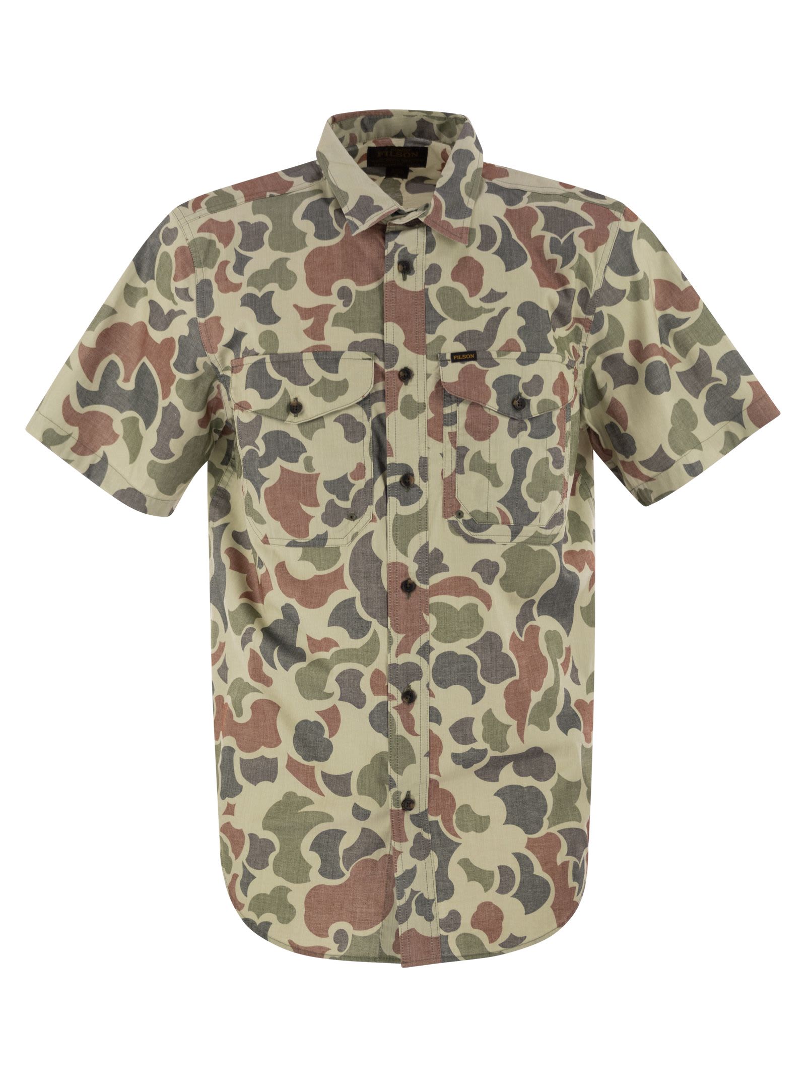 Twin Lakes - Shirt With Camouflage Patch Pockets