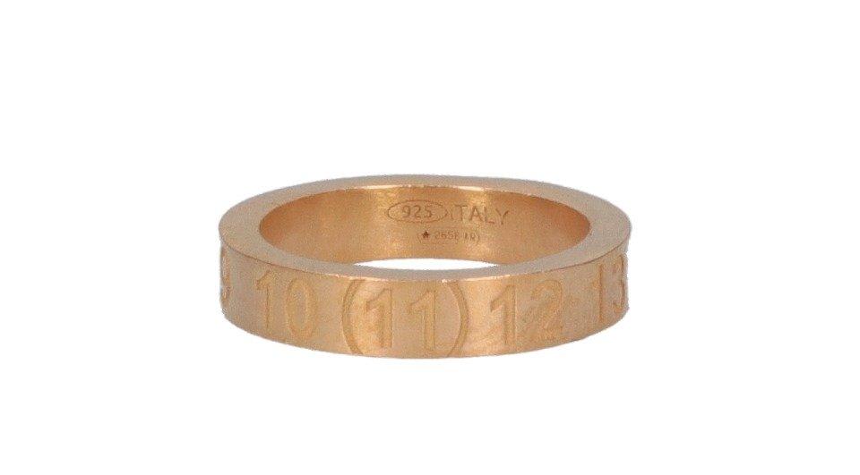 Maison Margiela Logo Detailed Ring In Gold