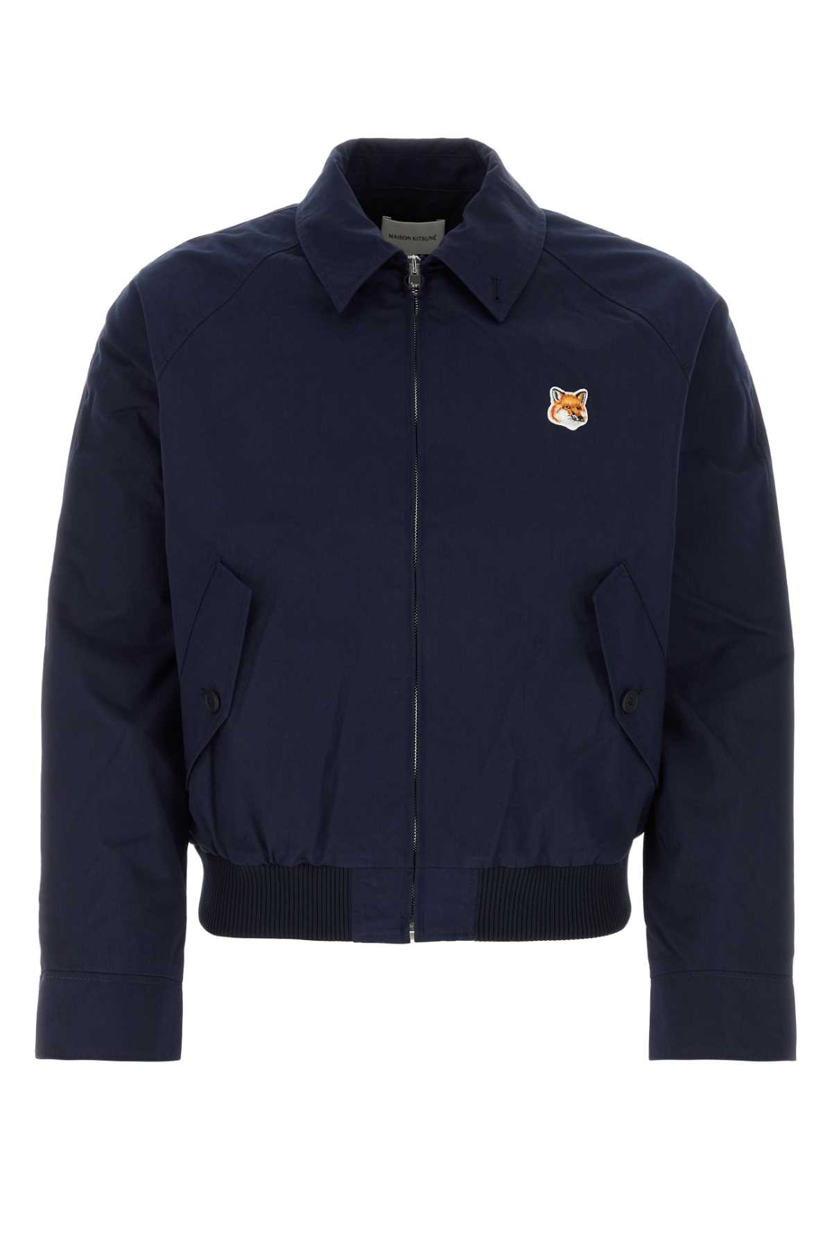 Maison Kitsuné Navy Blue Cotton Blend Jacket