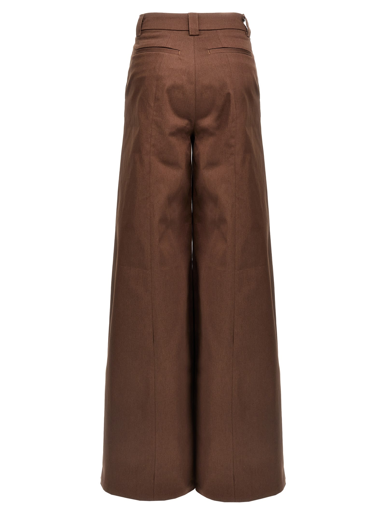 The Latest Thelatest 'alma' Pants In Brown