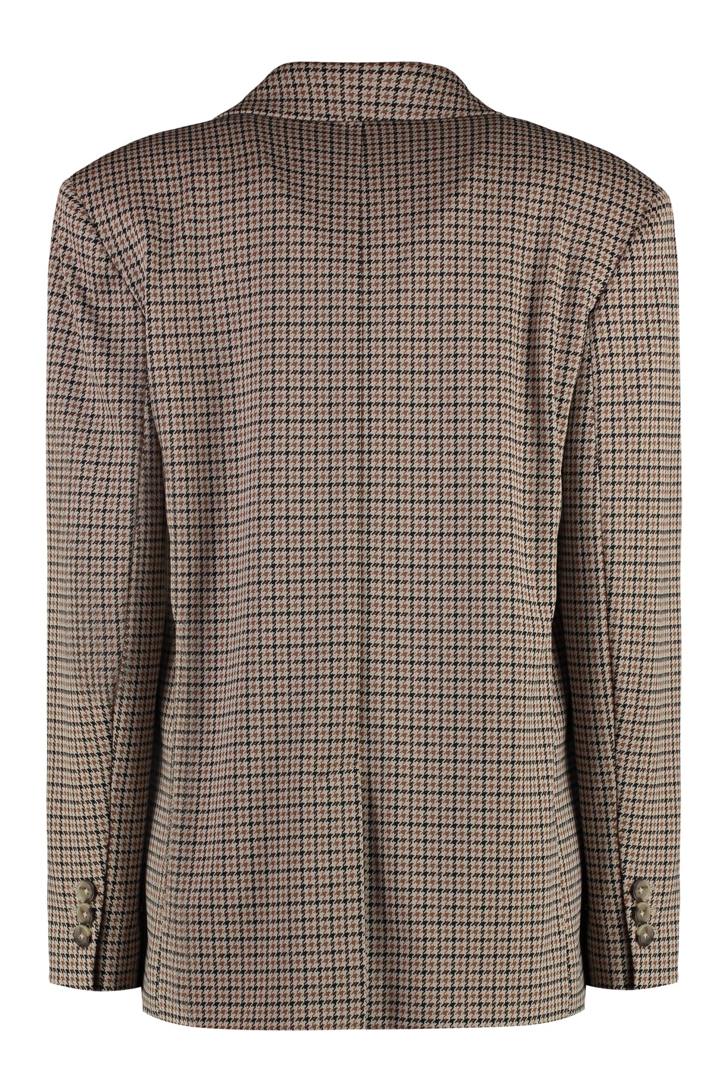 Shop Weekend Max Mara Veletta Houndstooth Pattern Blazer