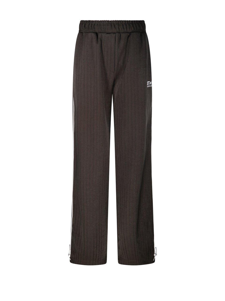 Shop Golden Goose Logo Printed Track Trousers In Military