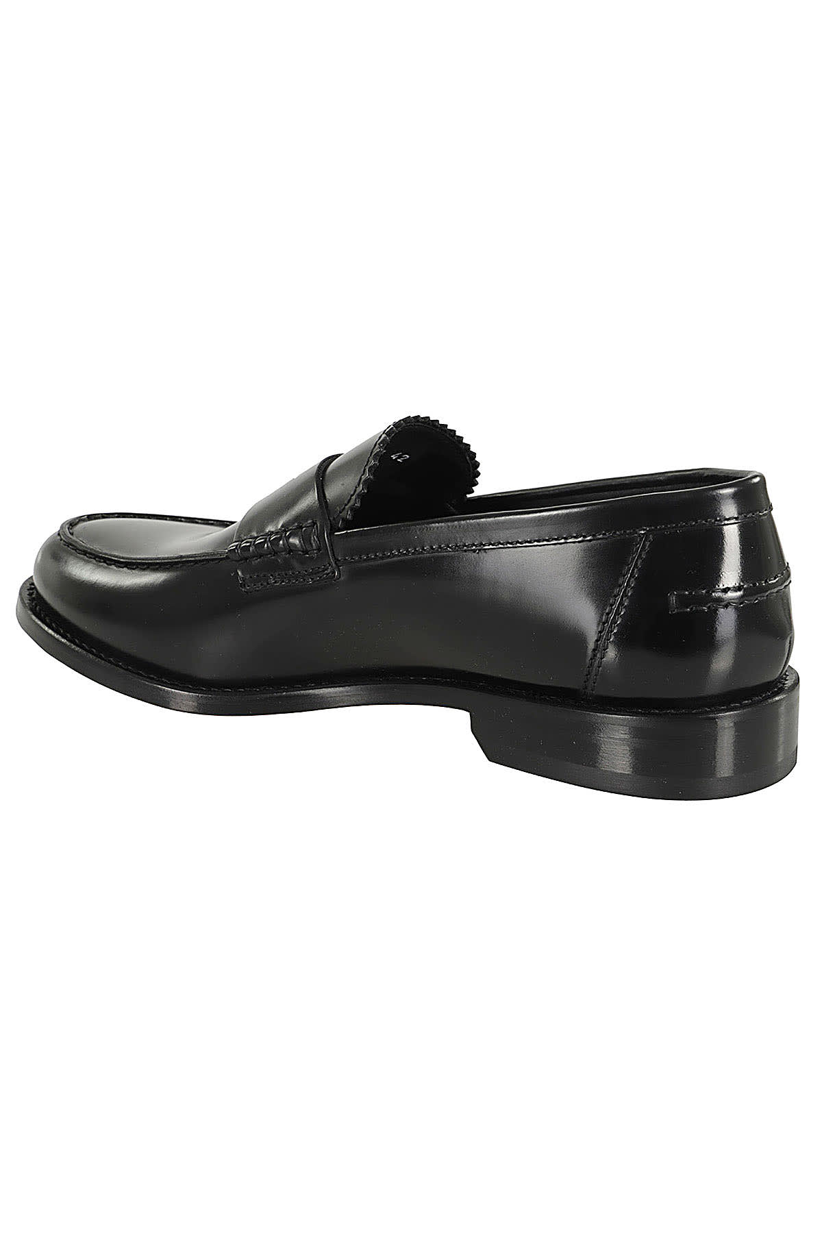 Shop Doucal's Penny Loafer In Nero