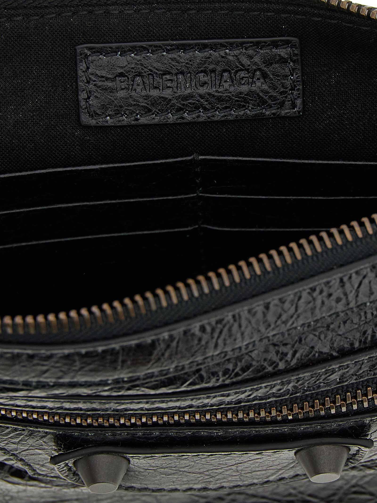 Balenciaga City Style Shoulder Bag With Adjustable Strap In Black