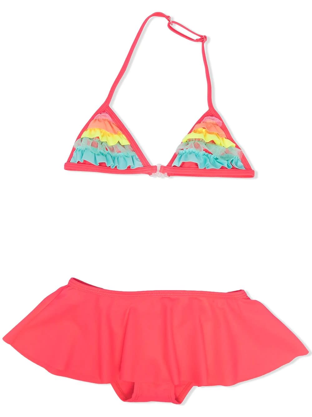 Billieblush Swimsuit With Ruches