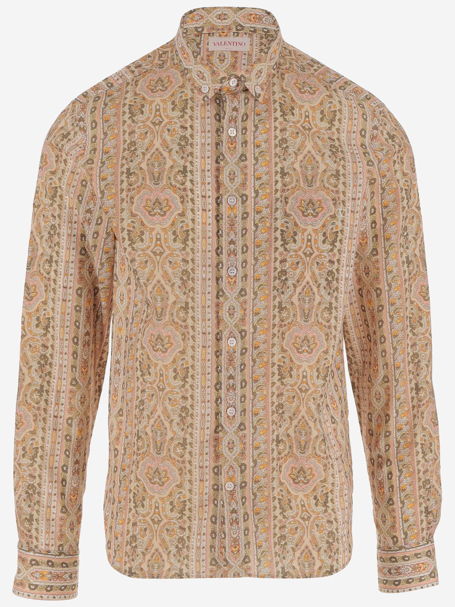 Cotton Shirt With Graphic Pattern