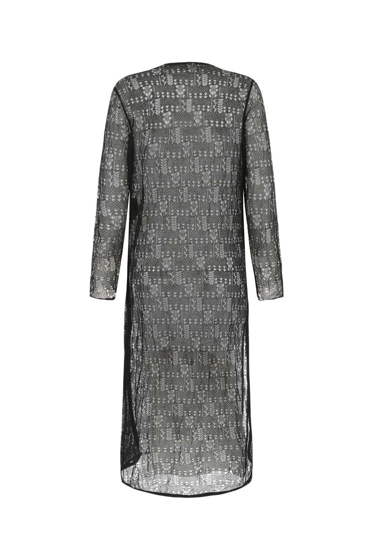 Saint Laurent Women's Lace Dress In 1000
