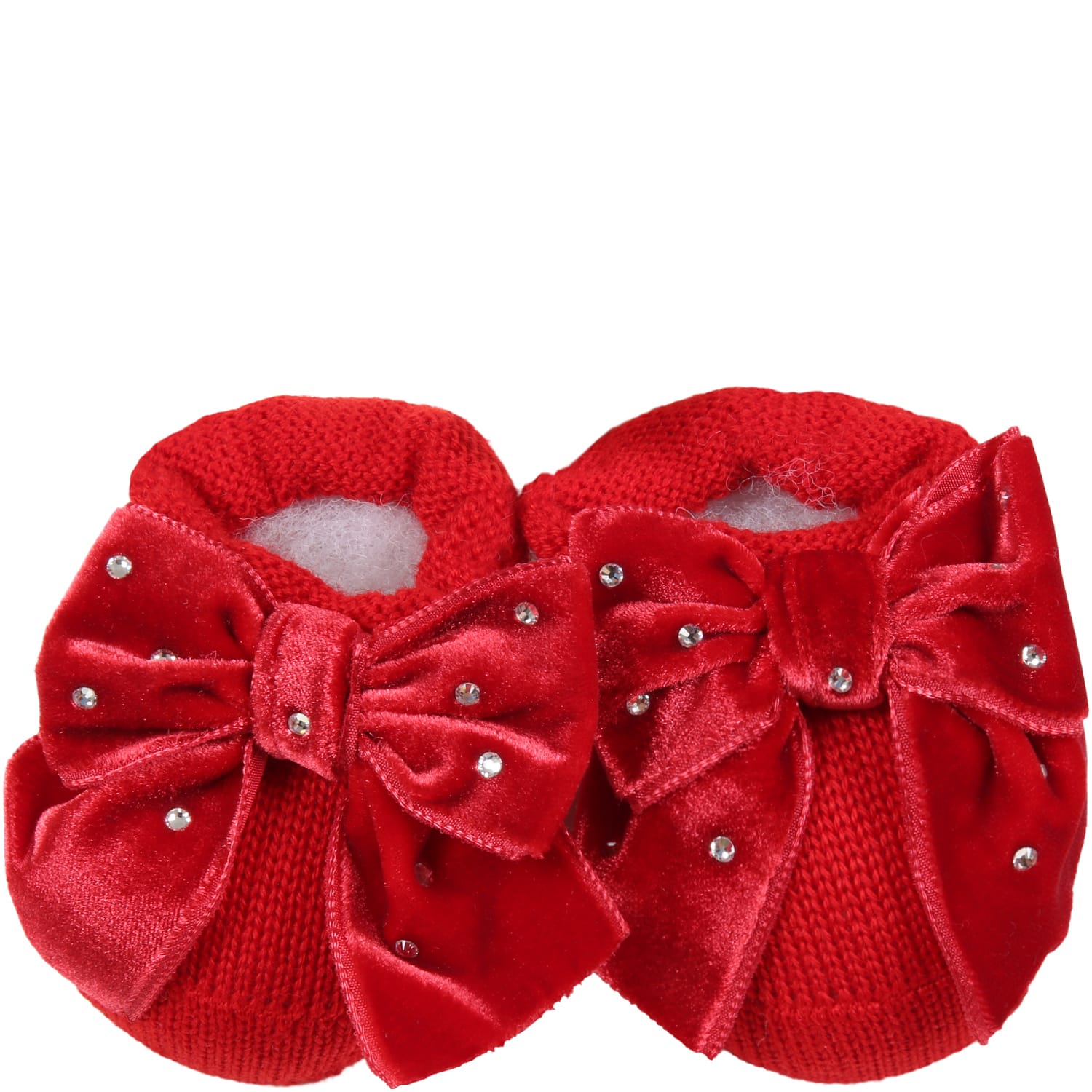 Story loris Red Bootee For Baby Girl