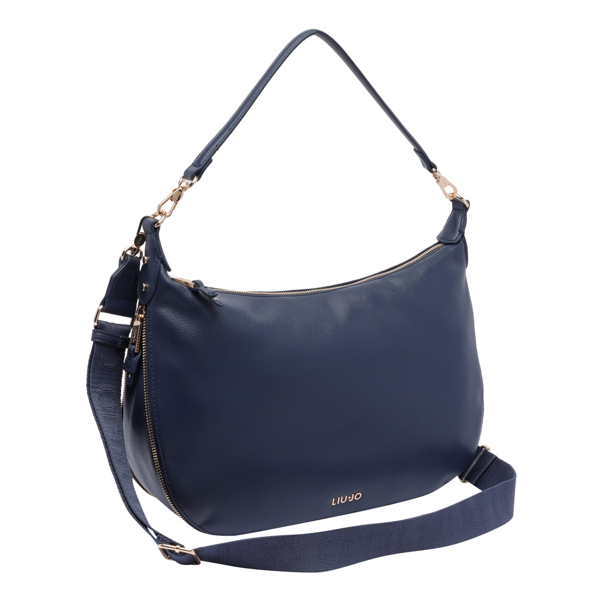 Liu •jo Logo Shoulder Bag Adjustable Strap In Blue