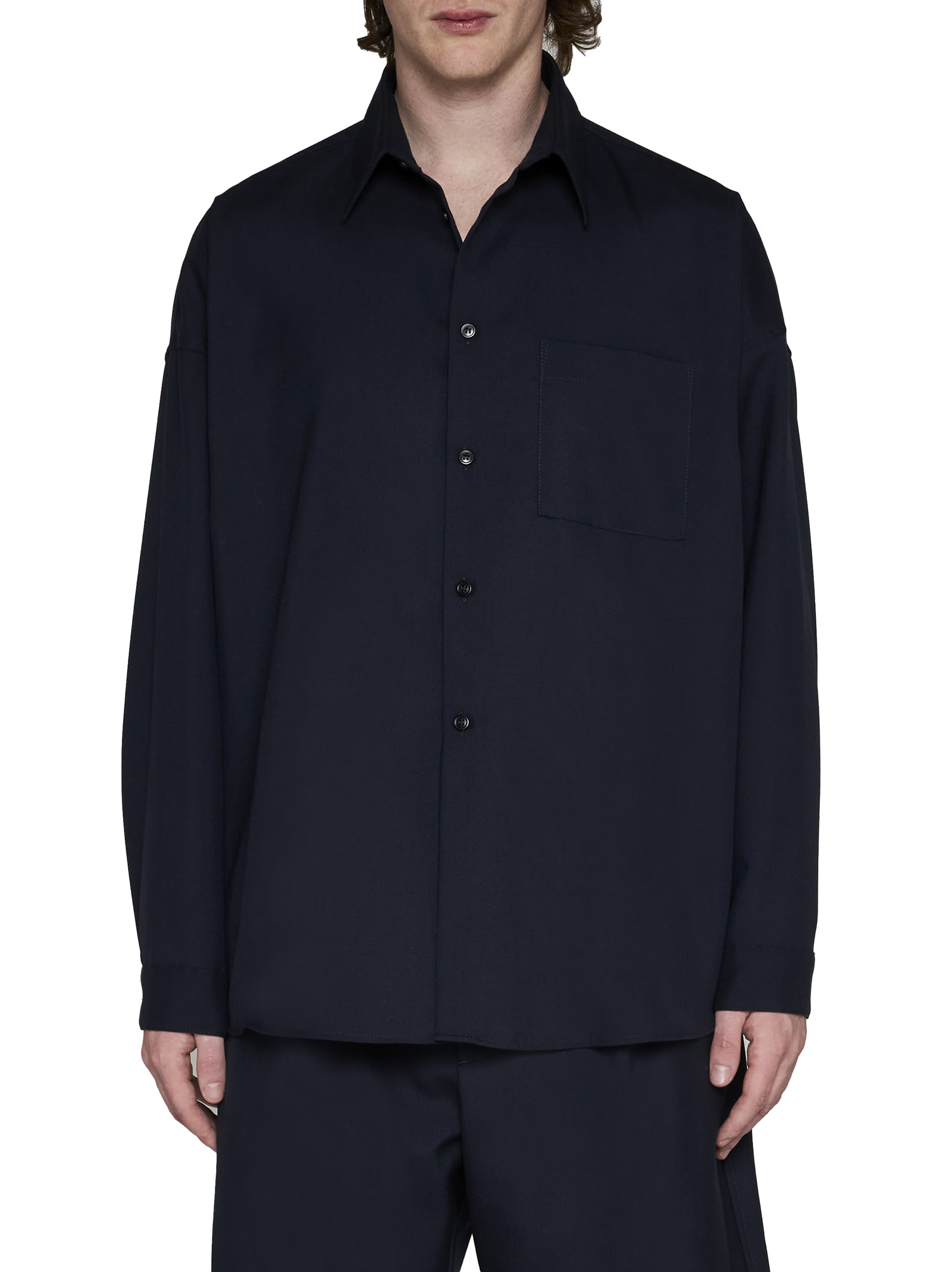 Shop Marni Shirt In Blu Black