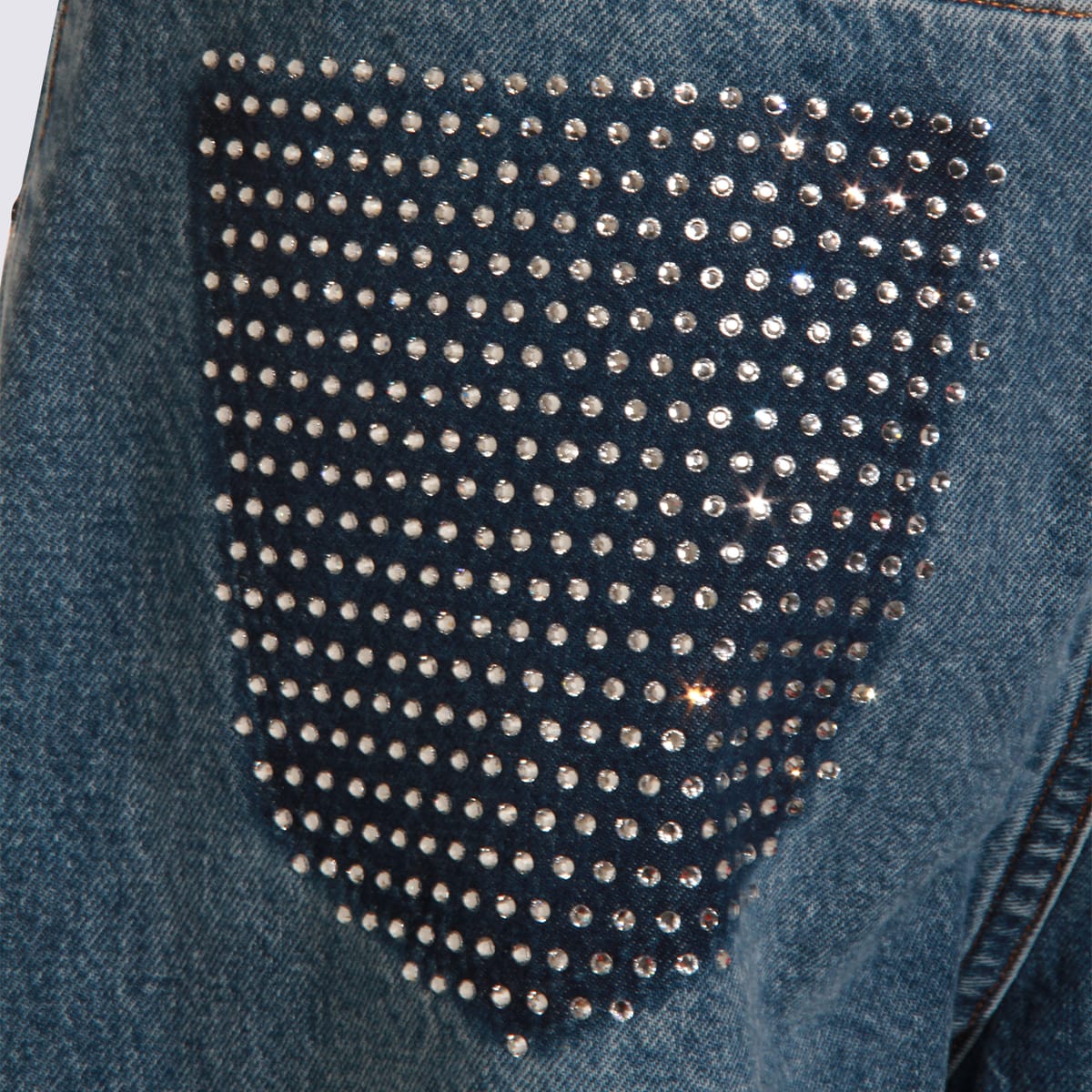 Lois Blue Cotton Denim Jeans In Blue