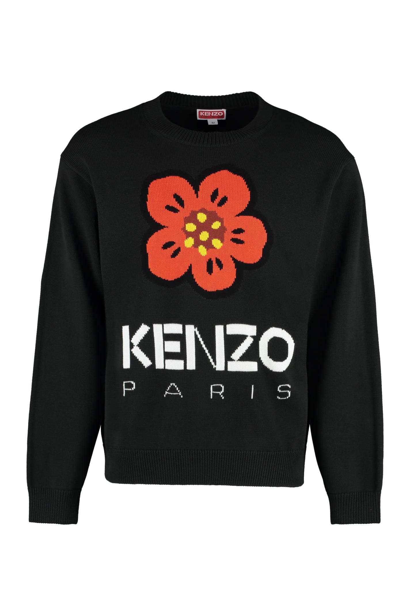 Shop Kenzo Long Sleeve Crew-neck Sweater