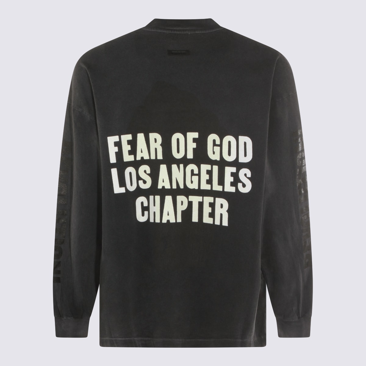 Fear Of God Relaxed Ls Disciple T-shirt In Black