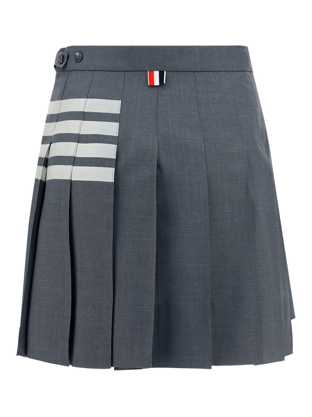 Shop Thom Browne Skirt In Grey