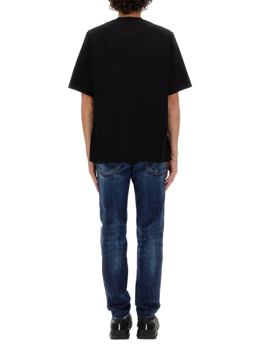 Shop Dsquared2 Dsq2 Loose Fit T-shirt In Nero