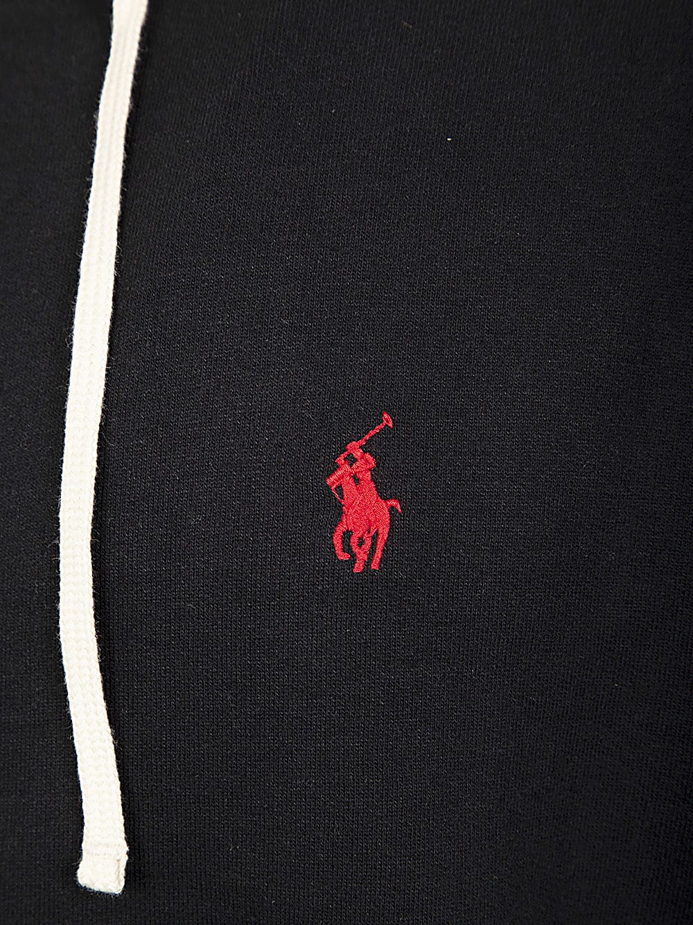 Polo Ralph Lauren Zip Sweatshirt With Front Pockets And Hood In Polo Black