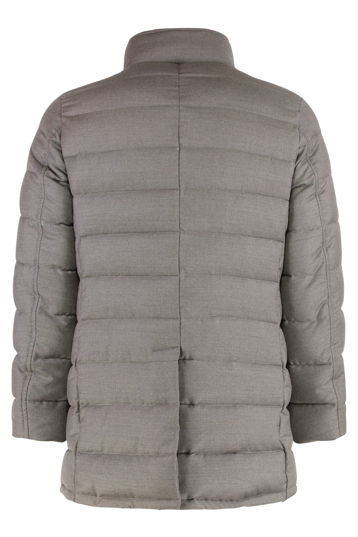 Moorer Calegari Padded Cashmere Coat In Gray