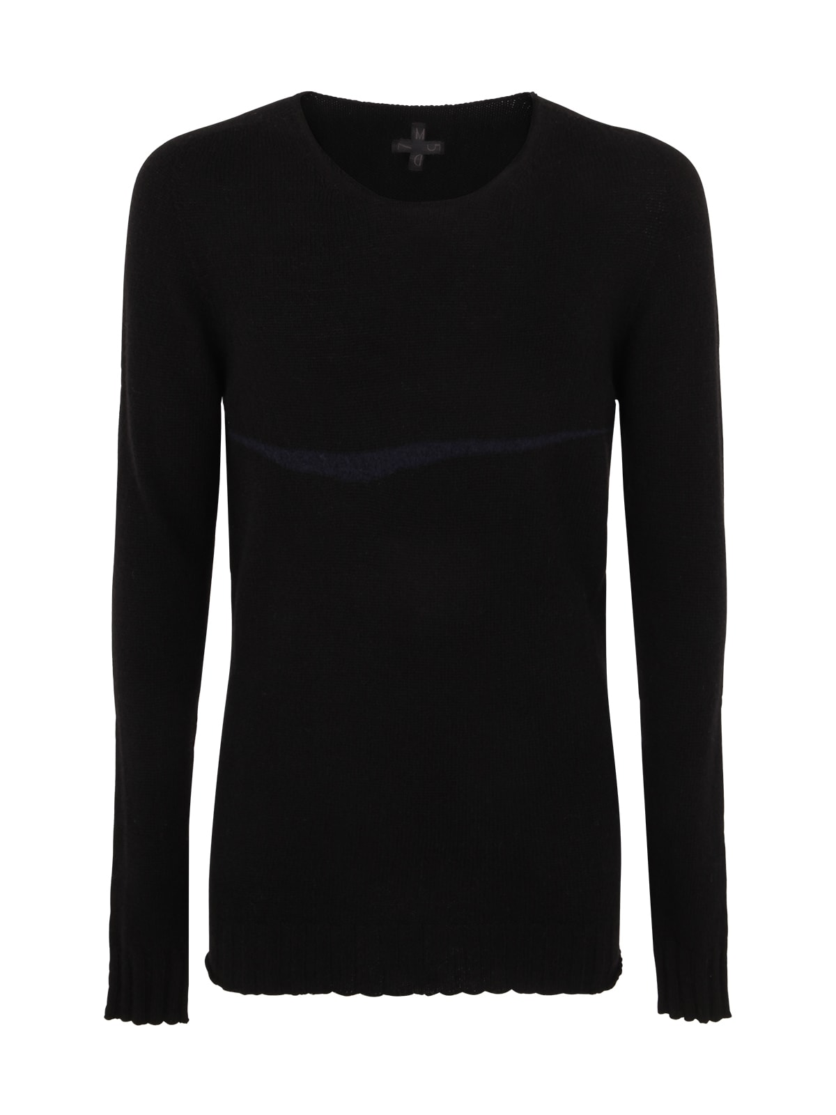 MD75 Wool Cashmere Pullover With Inlay Detail