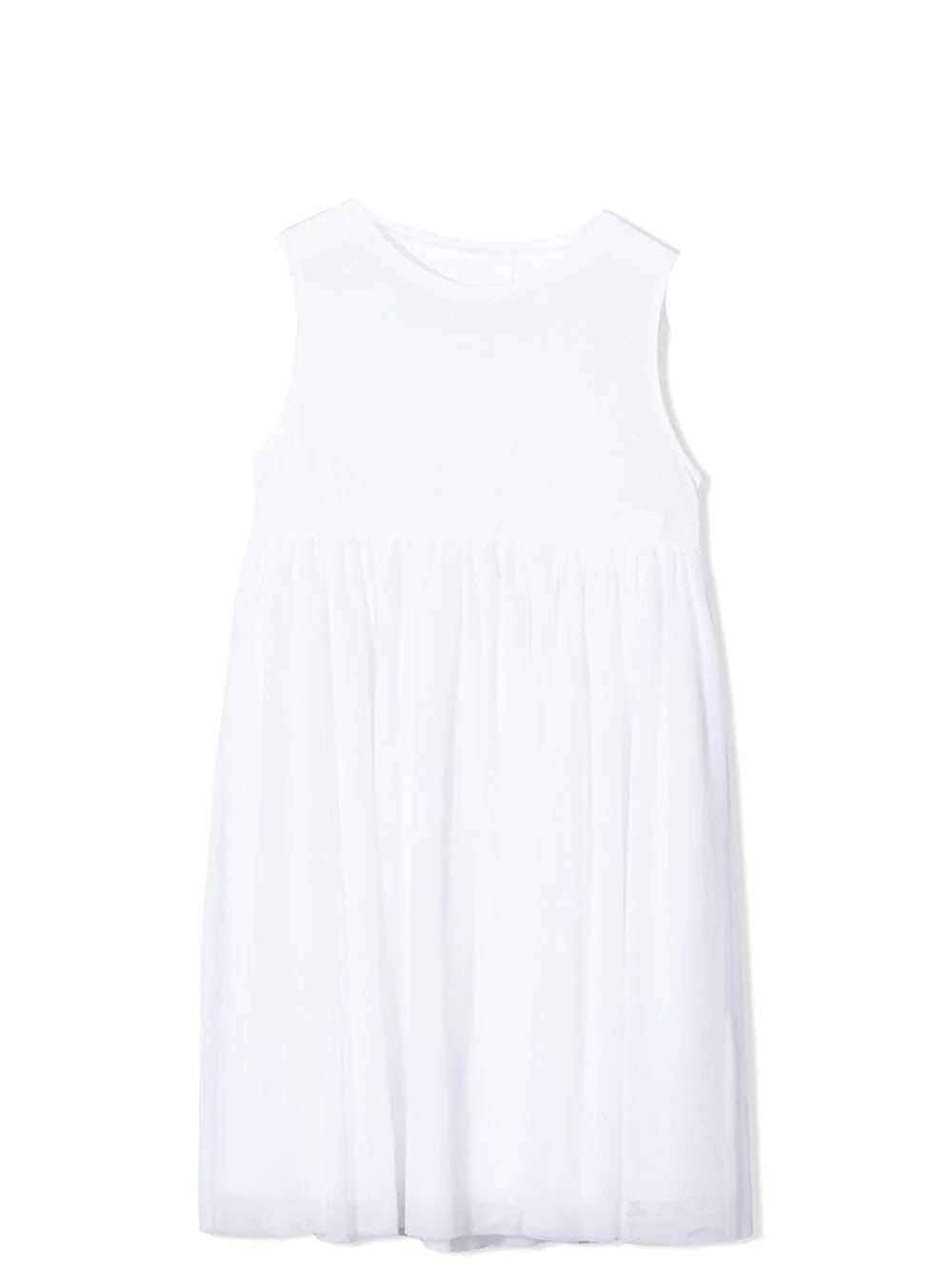 Douuod White Sleeveless Dress