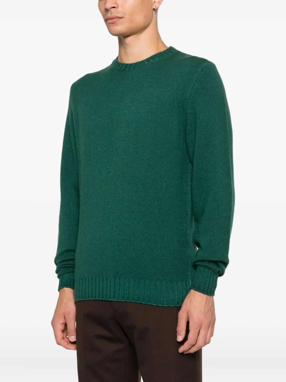 Filippo De Laurentiis Crewneck Sweater Ls In Green