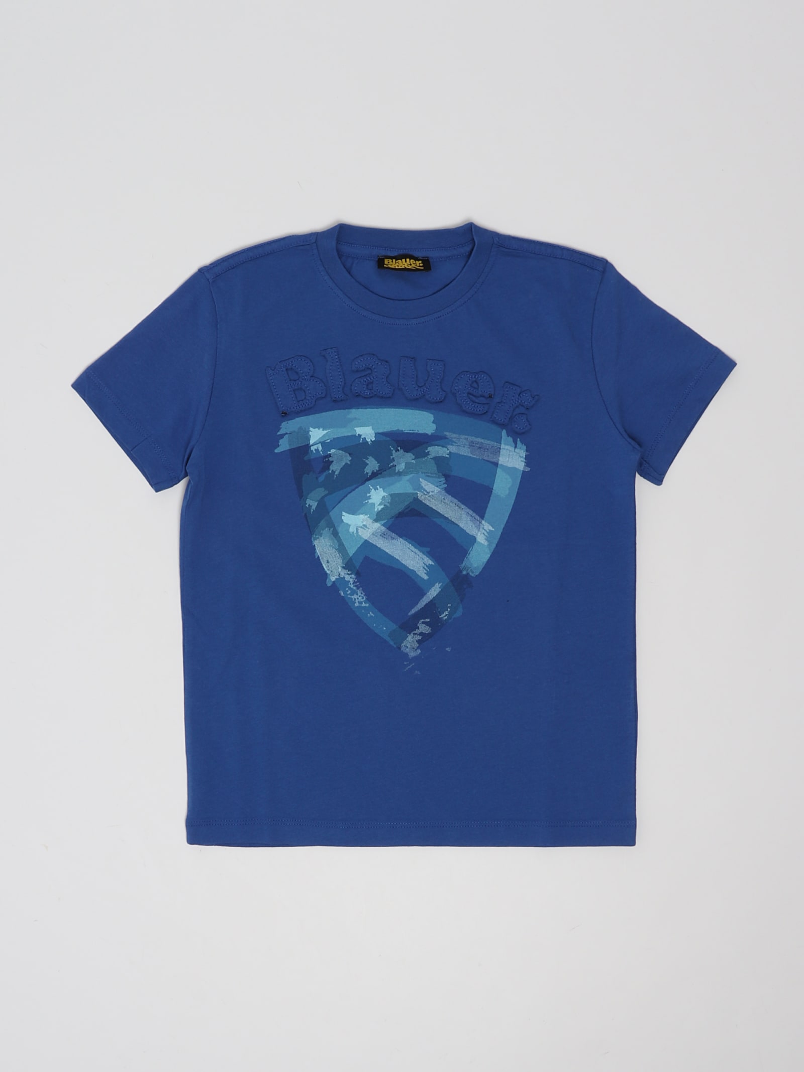Shop Blauer T-shirt T-shirt In Royal