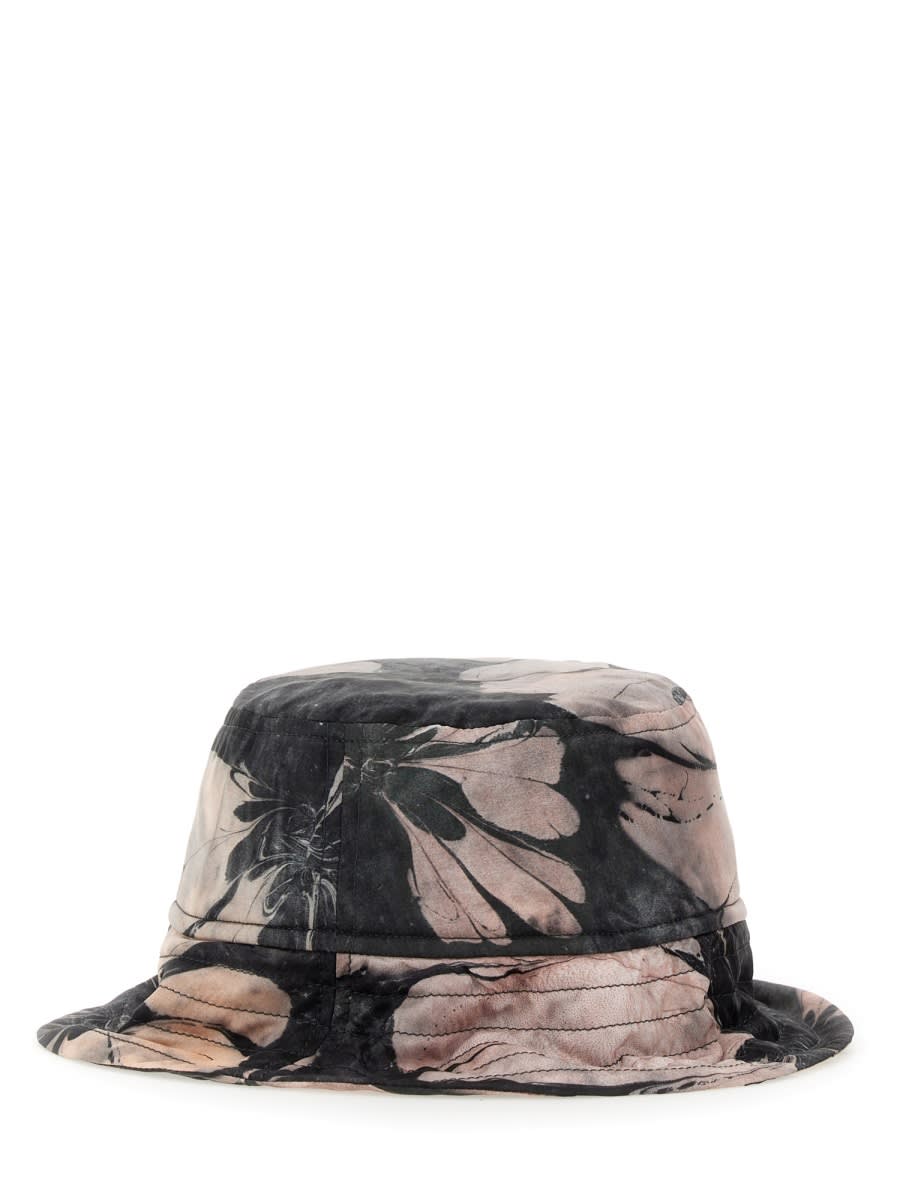 Dries Van Noten Silk Bucket Hat In Multicolour