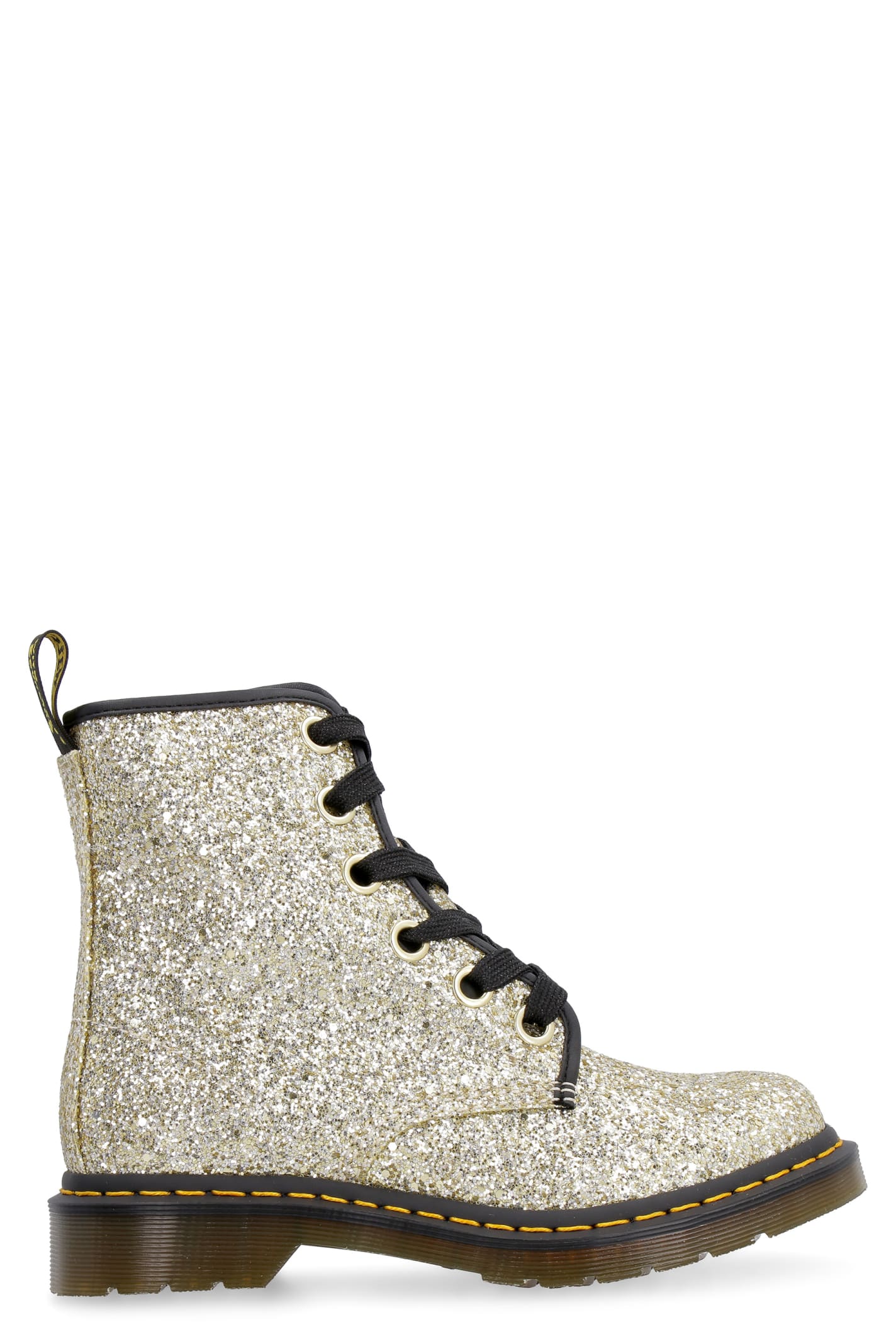 Dr. Martens' 1460 Combat Boots In Gold