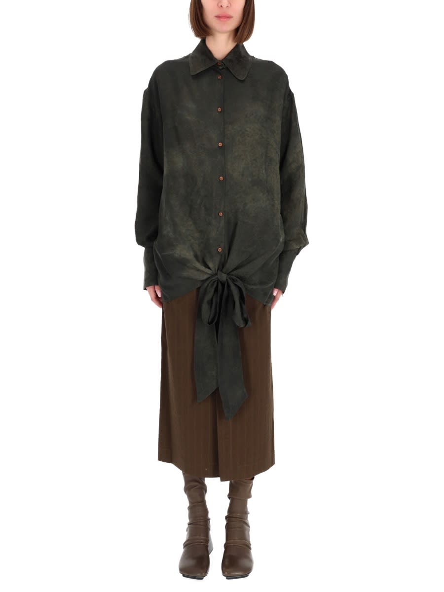 Uma Wang Tubby Shirt In Black