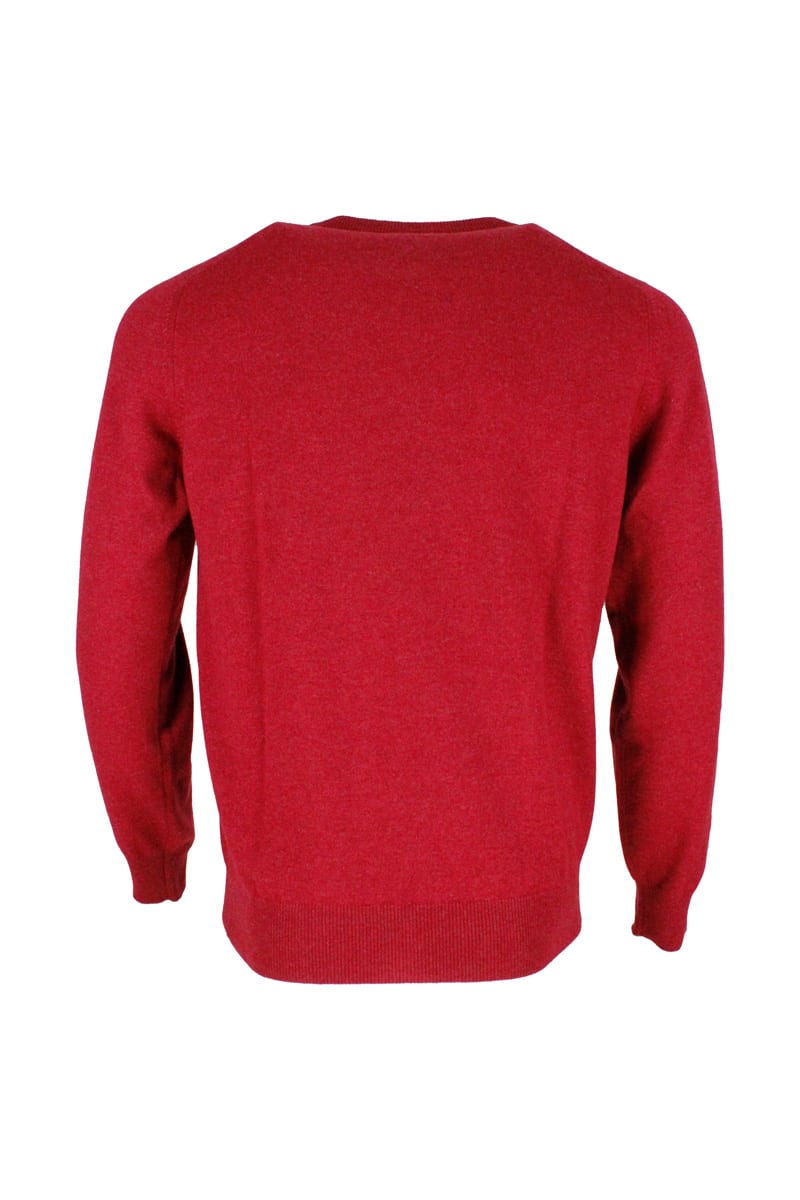 Brunello Cucinelli Cashmere Sweater In Red